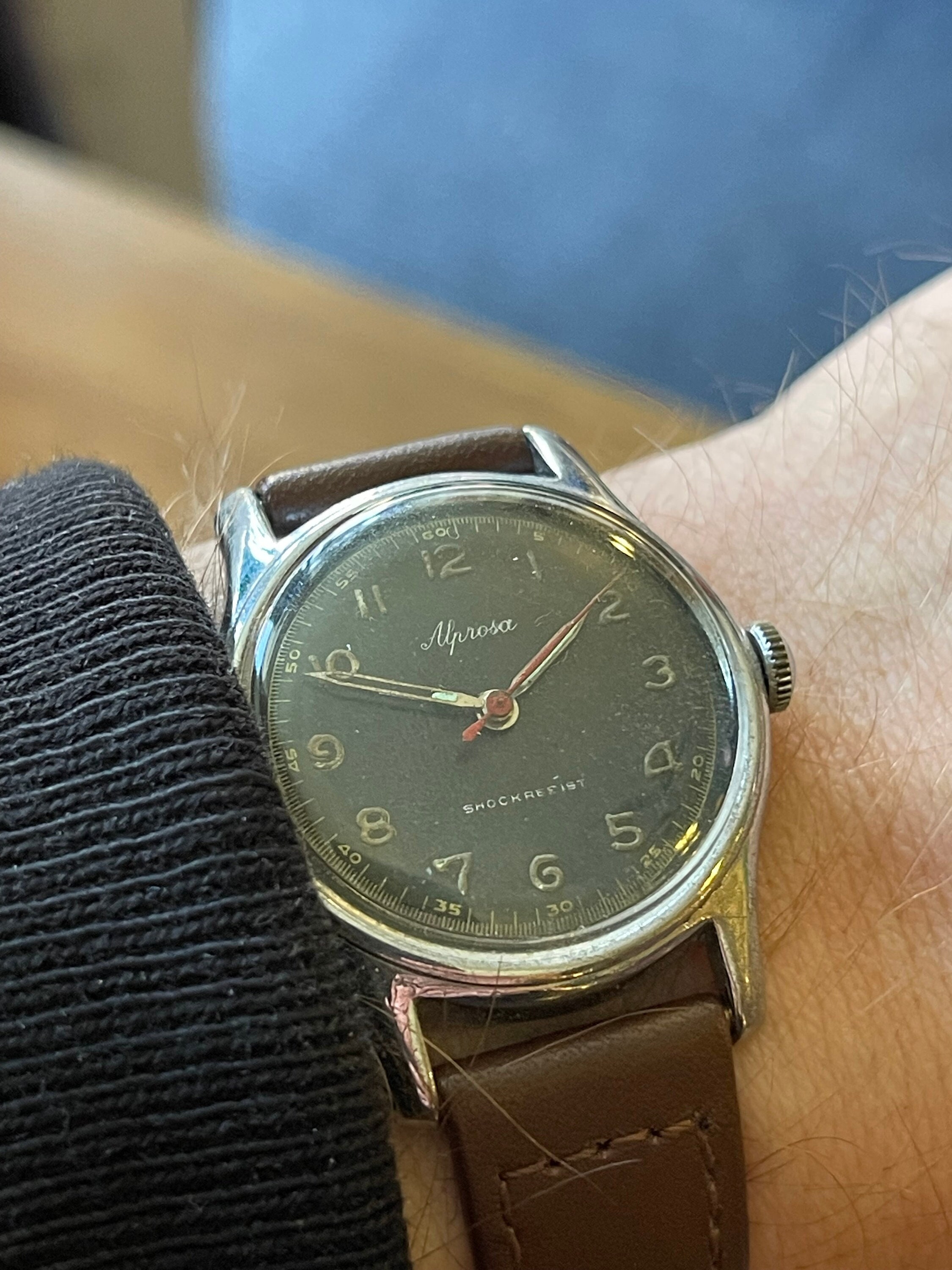腕時計 ビンテージ 稼働品 alprosa chronometer クロノメーター