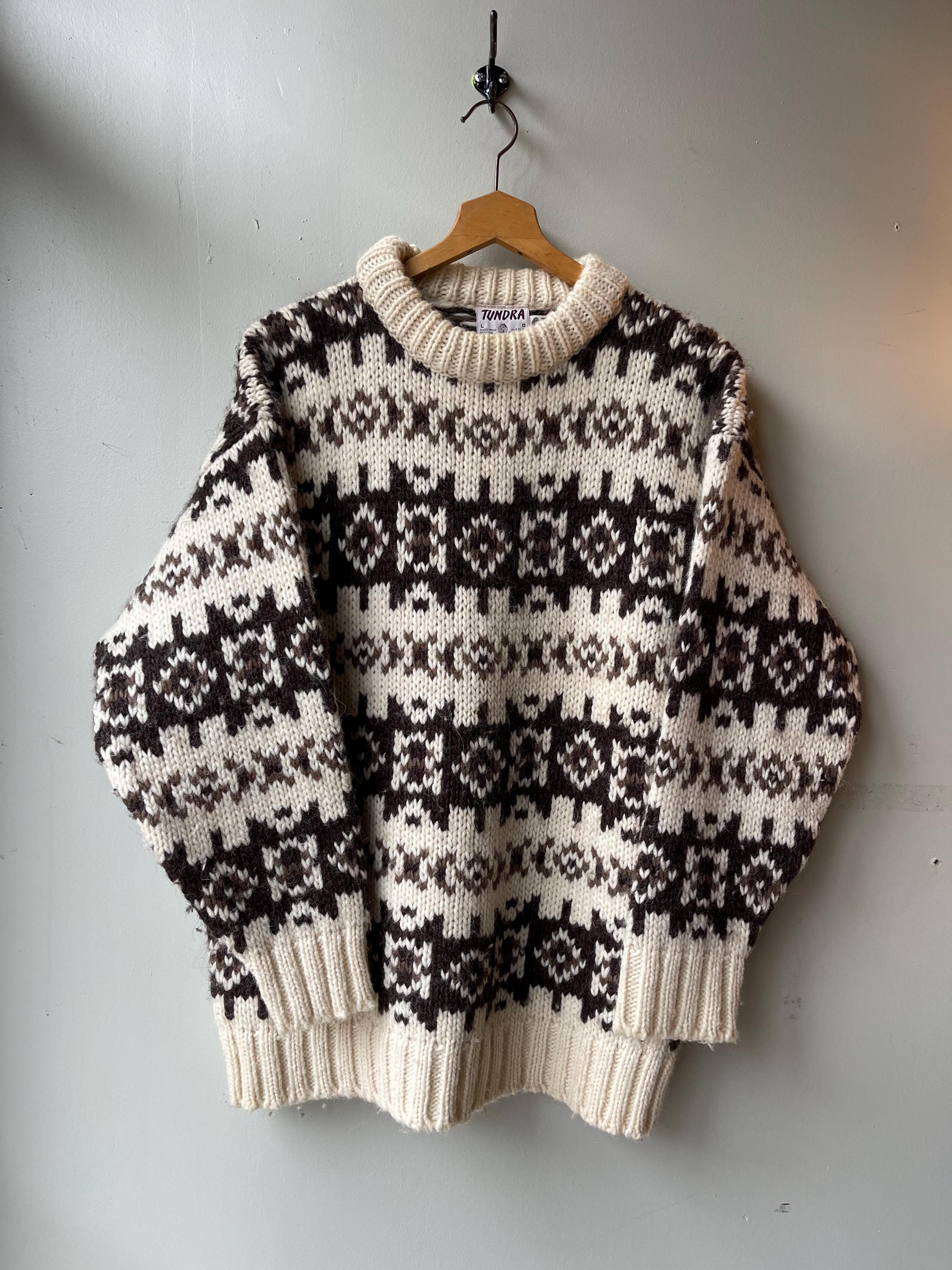 TUNDRA / Vintage Wool Jumper / Scandinavian Wool / Made in Canada 