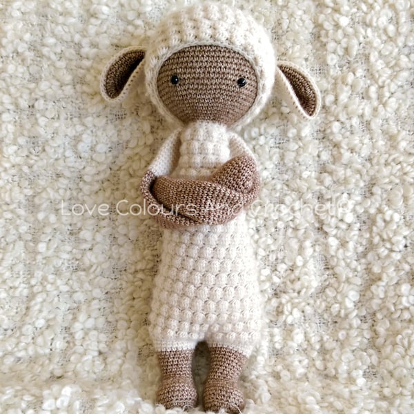 Lalylala Lupo Lamb doll Amigurumi Stuffed Animal Toy Crochet