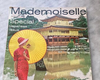vintage Dec 1958 Mademoiselle Special Japanese Issue