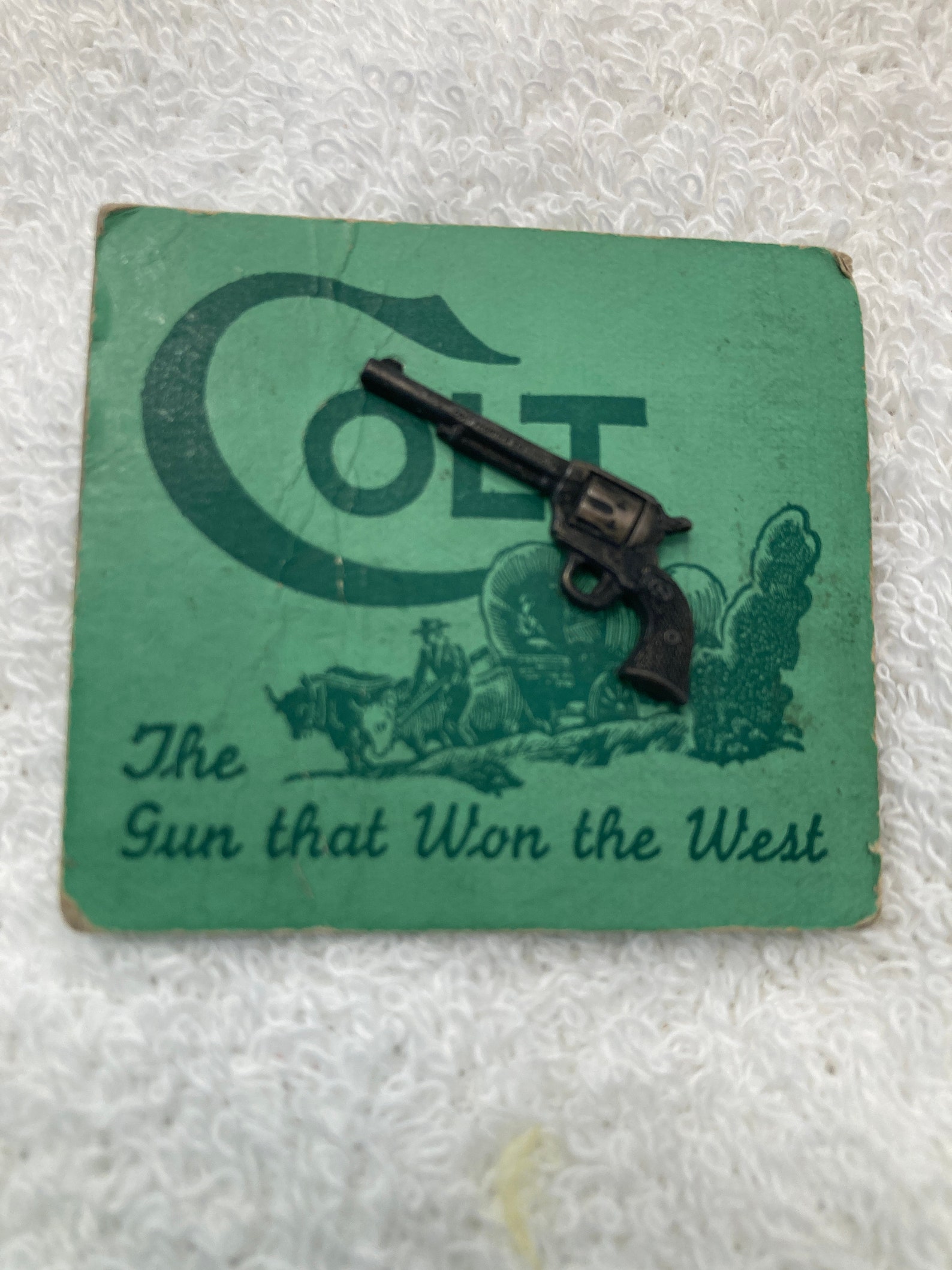 Vintage Miniature Colt Gun Pin With Colt Firearm On Barrel And Etsy