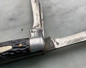 Vintage Monarch 2231 multi blade pocket knife, made in Japan, 3 blade knife