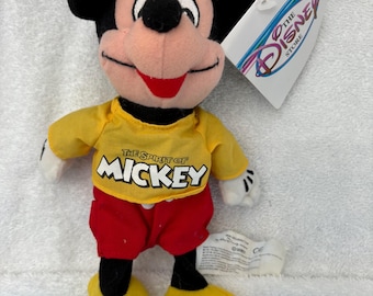 The Spirit of Mickey Mouse Disney Store 8" Mini Bean Bag Plush with Tag