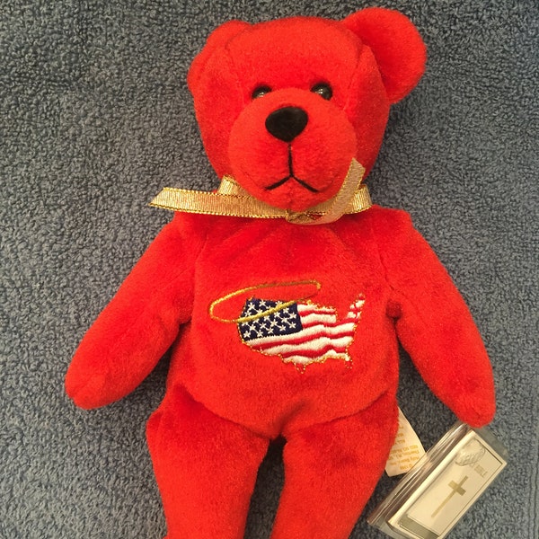 vintage 1999 Holy Bears Allegiance the Red Bear Tribute Series Retired
