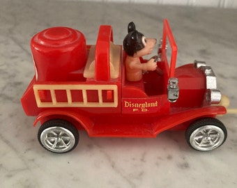 Vintage Walt Disney Mickey Mouse Old Time Auto Fire Truck