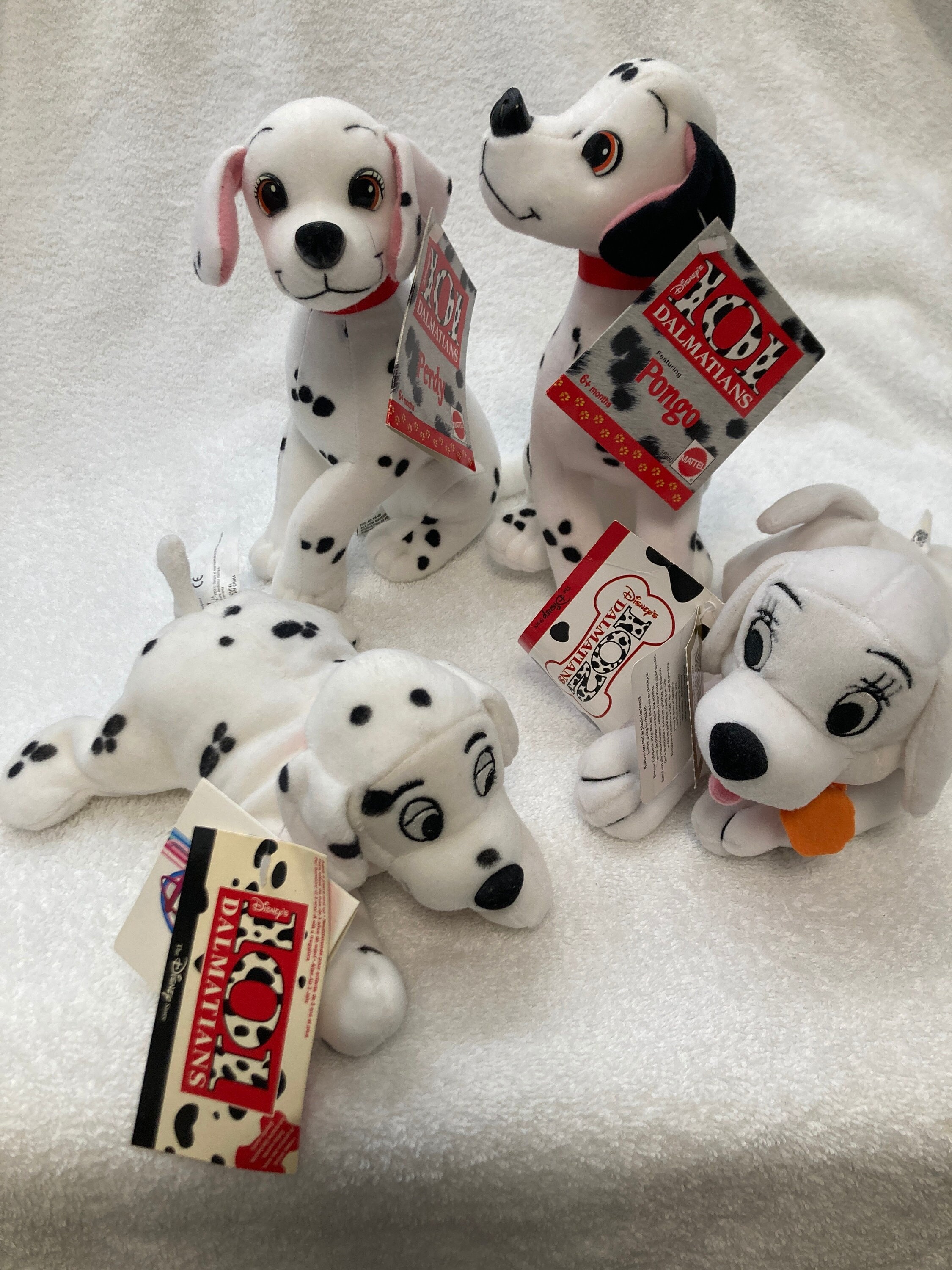 Disney Dalmatian Family Plush Animals Pongo Perdy Oddball Etsy