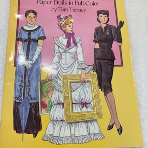 Vintage, 1989. Notable American Women Paper Dolls in Full Color by Tom Tierney.