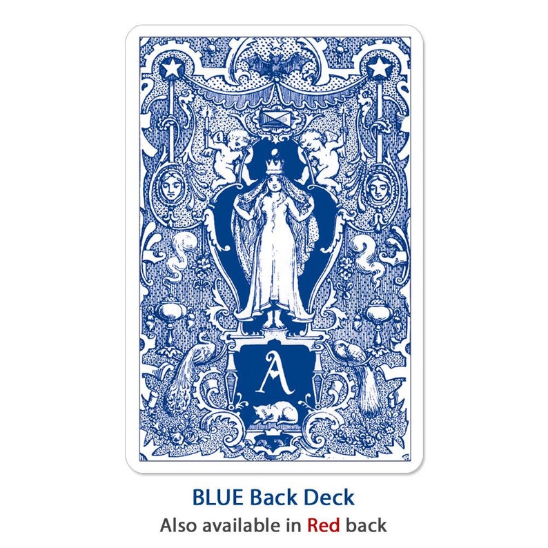 Alice in Wonderland Playing Cards Blue Back Deck Etsy