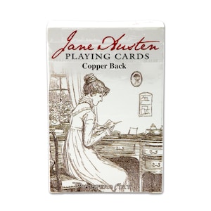 Jane Austen Playing Cards - COPPER Back