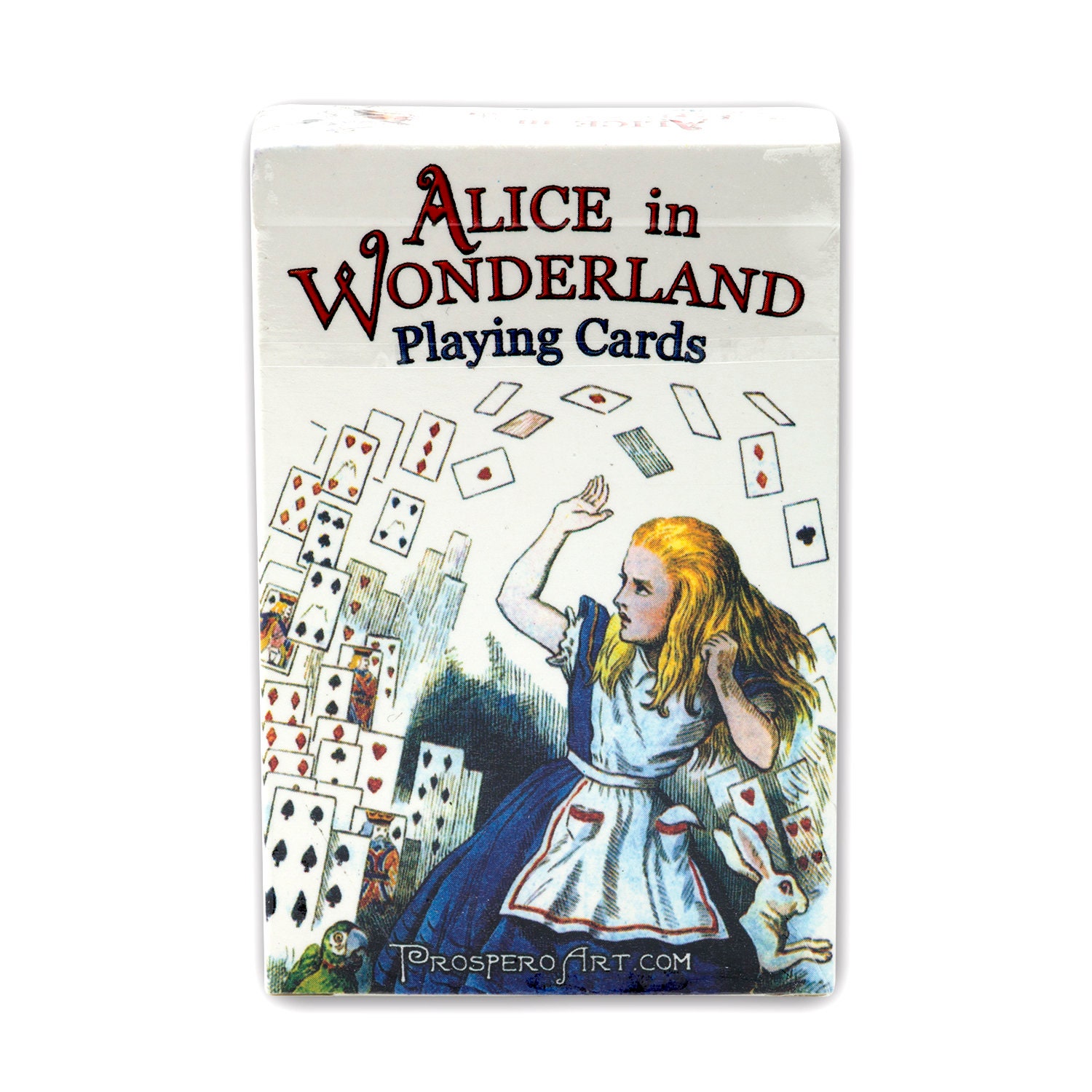 Alice In Wonderland Playing Cards - Blue Back Deck