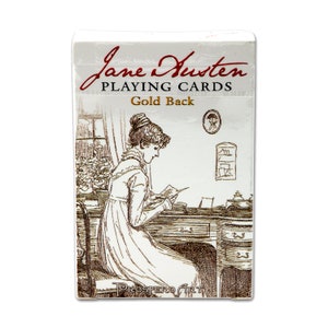 Jane Austen Playing Cards - GOLD Back