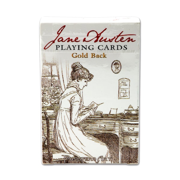 Jane Austen Playing Cards - GOLD Back