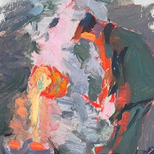Retrato a óleo Homem retrato masculino  antiga original Realismo socialista Arte soviética Artista ucraniano Sokolovsky G. 25-20 1962-1963
