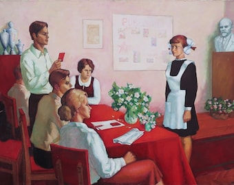 Прием в комсомол картина