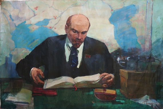 Vladimir Lenin Portrait Leader October Revolution Political