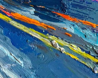 抽象絵画 前衛的な表現主義 アンティークの油絵 オリジナル ソビエト