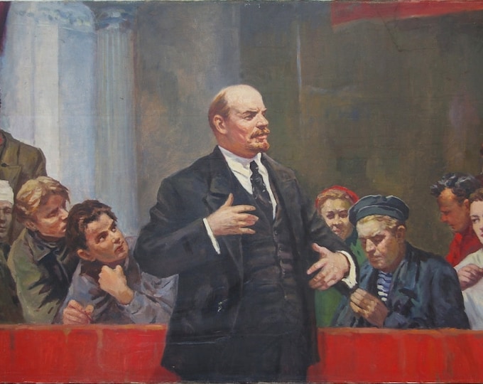 Ленин на 3 съезде комсомола картина