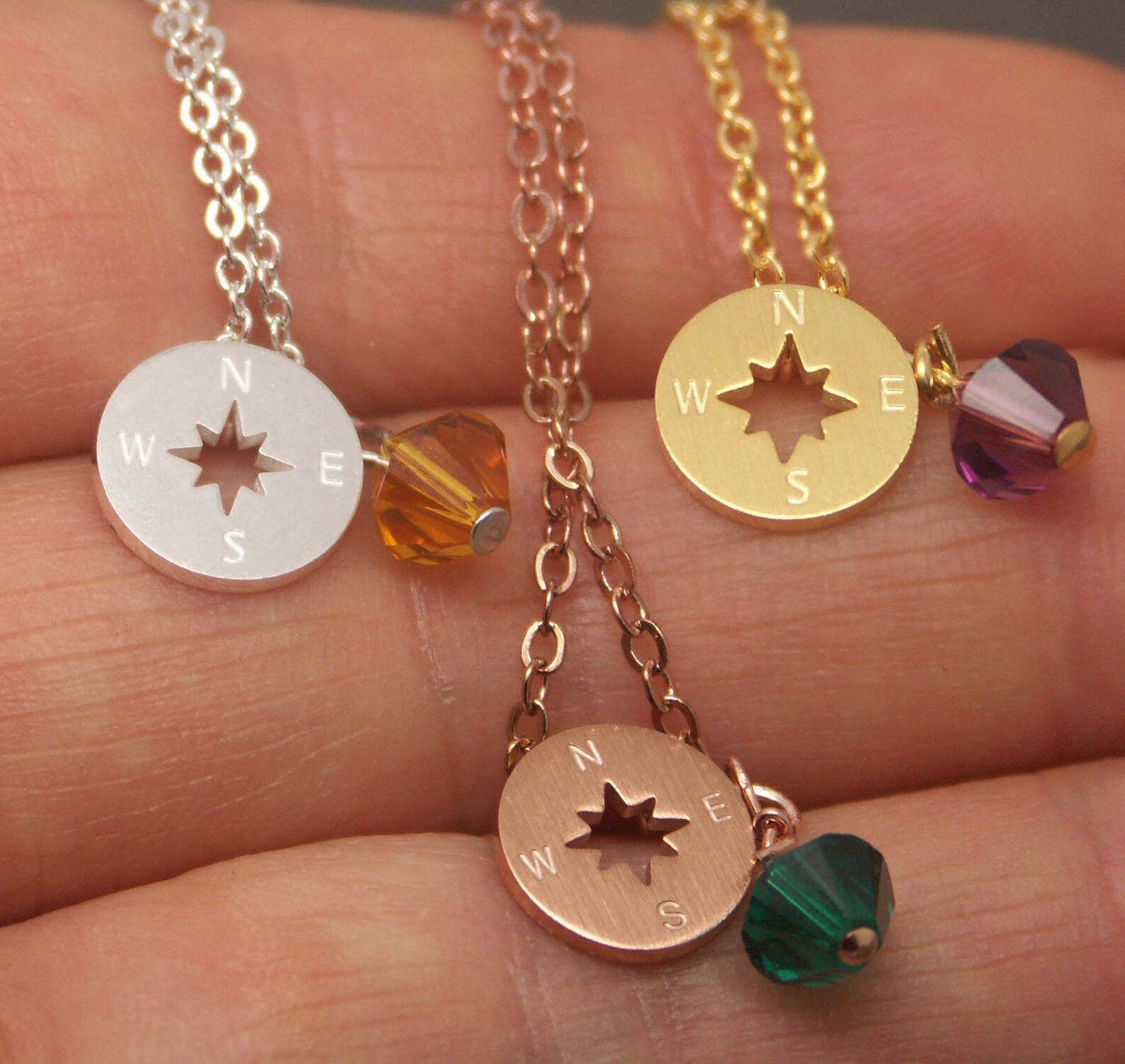 Compass Necklace Navigate Necklace Nautical Jewelry Compass - Etsy