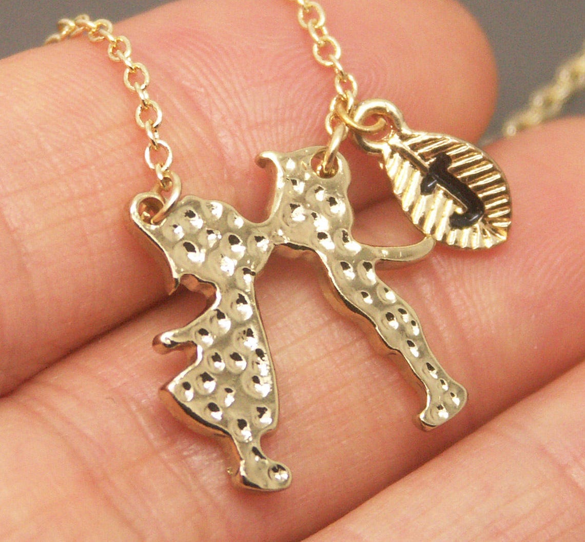 Boy and Girl Necklace Kissing Kids Necklace Personalized Etsy