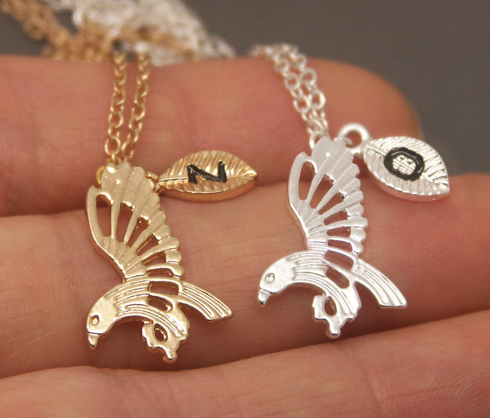 Eagle Necklace Flying Eagle Necklace Eagle Wing Necklace Etsy