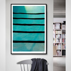 banum Fresh Poster swimming pool, photography pool, picture beach summer, art print holiday, decoration living room, picture Scandinavian, poster sea image 4