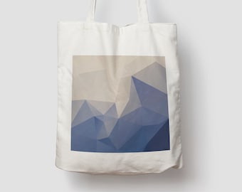 Blueberg — Jute bag, cotton bag, shopping bag, jute, jute bag, carrying bag, cloth bag, bag, shoulder bag, Christmas, mountain