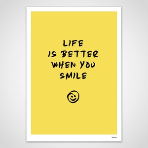 Smile poster - Etsy Österreich