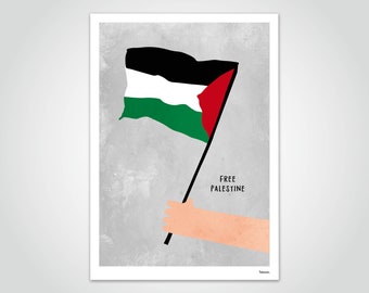 banum Palestina Libera N2 — Poster Palestina, Poster Palestina Libera, Poster Gaza Libertà, Poster Donazione Palestina, Poster Pace e Libertà