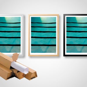 banum Fresh Poster swimming pool, photography pool, picture beach summer, art print holiday, decoration living room, picture Scandinavian, poster sea image 6