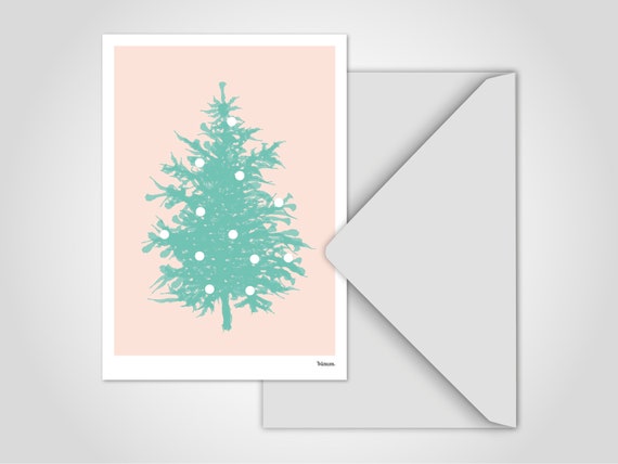 Postkarte /"Frohes Fest/" Weihnachtskarte Grußkarte Weihnachten Karte A6
