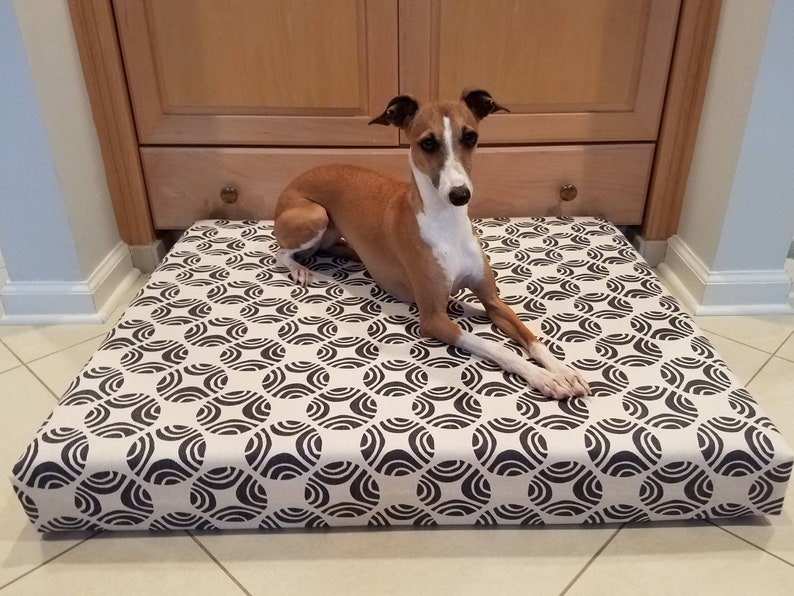 Organic Dog Bed Cover Organic Cotton Denim Grey and Natural Etsy