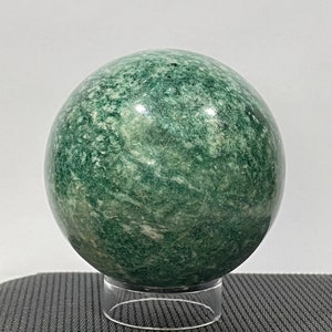 2.5”, 13.5 oz., Green Aventurine Sphere, Polished Aventurine Sphere, Natural Green Aventurine, Aventurine Crystal Ball, Natural Home Decor