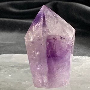2.4&quot; Amethyst Point, Polished Amethyst Point, Natural Amethyst Stone, Amethyst Tower, Amethyst Crystal, Crystal Point, Purple Amethyst Stone