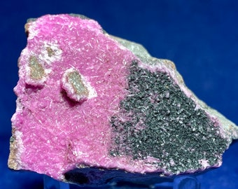 68.7g, 1.83”(H), Beautiful Pink Cobalto Calcite, Cobaltoan Calcite, Natural Cobalto Calcite, Responsibly & Ethically Sourced, Black Calcite