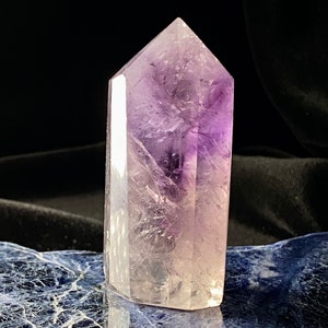 2.7, Amethyst Point, Polished Amethyst Point, Natural Amethyst Stone, Amethyst Tower, Amethyst Crystal, Crystal Point, Purple Amethyst Stone