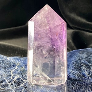 Amethyst Point, Polished Amethyst Point, Natural Amethyst Stone, Amethyst Tower, Amethyst Crystal, Crystal Point, Purple Amethyst Stone