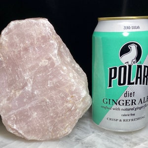 5&quot;, 3.3 Lbs, Hugh Rose Quartz Raw Chunk, Rough Rose Quartz, Rose Quartz Large Crystal, Large Rose Quartz, Home Decor, Rose Quartz Rough Cut
