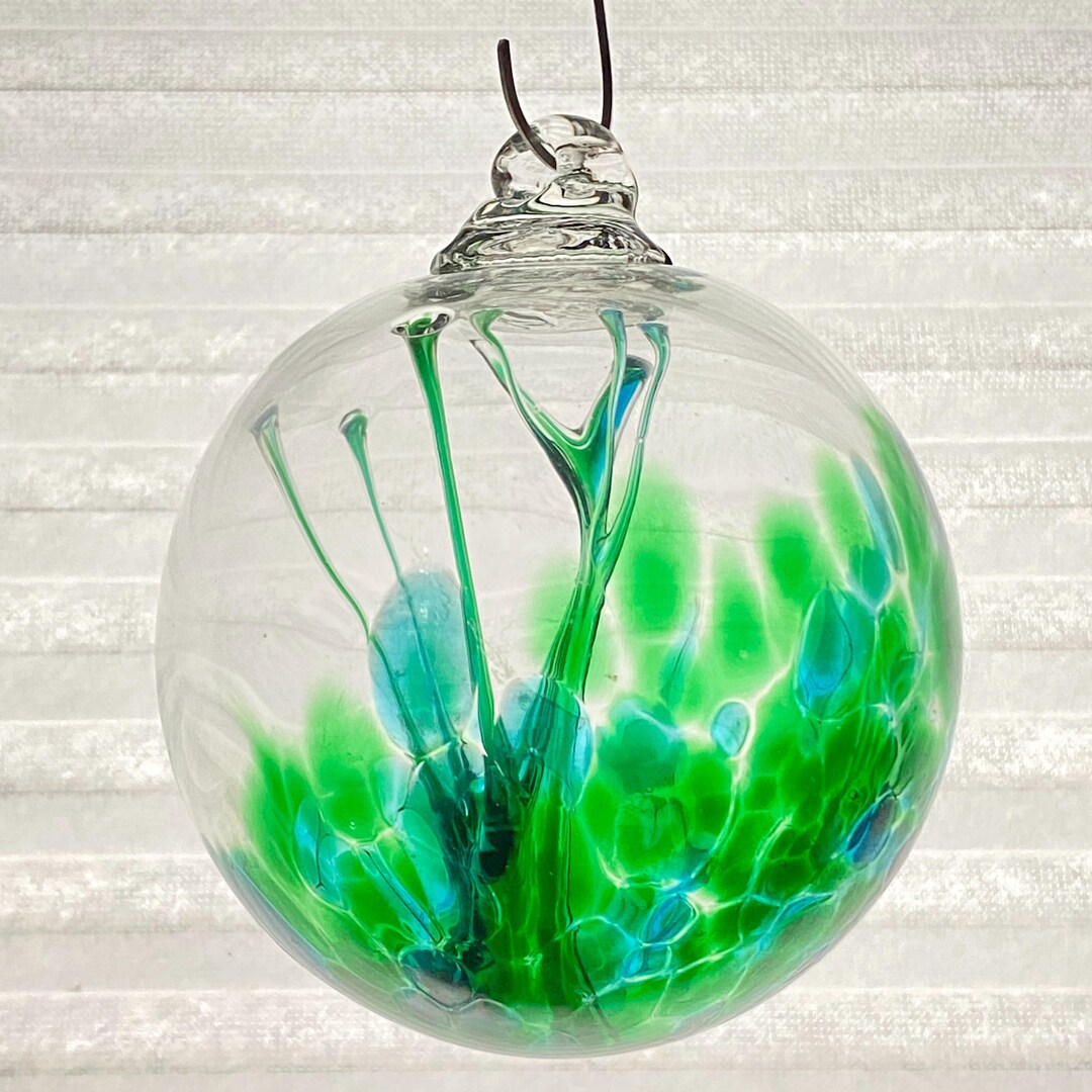 Friendship Ball Turquoise, Green & White