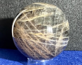 ブラックムーンストーン スフィア 408グラム 67mm - Etsy 日本