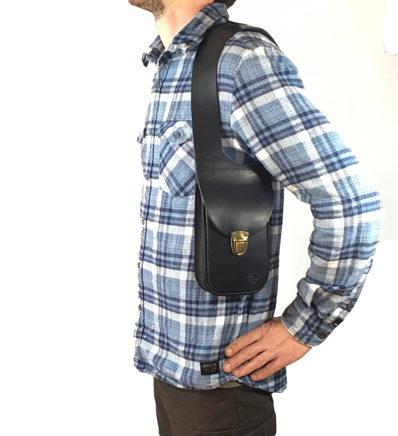 Leather Shoulder Holster Bag Holster Bag Made in FRANCE Etsy Canada