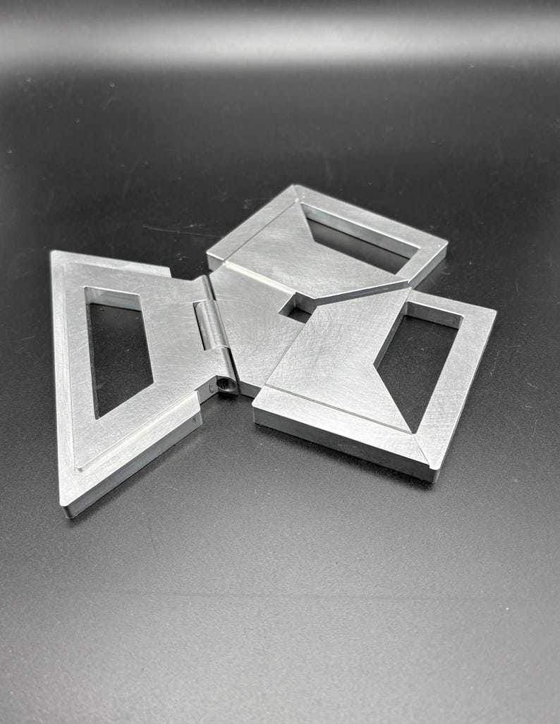 Captain America Machined Metal Shield Harness Buckle The First Avenger Smithsonian Winter Soldier WWII Cosplay image 2