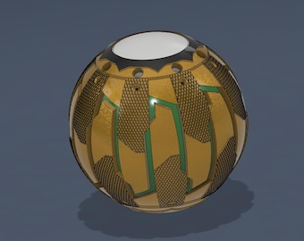 Réplica de la bomba de calabaza del Duende Verde de Spider-Man (2002) en archivos STL para impresión 3D