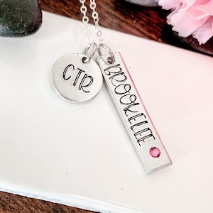 CTR Taufgeschenk, CTR LDS Mormonenkette für Mädchen, Wähle das Richtige, Heilige der Letzten Tage, Taufgeschenk, Geburtsstein, Sterling Silber