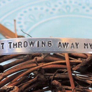Hamilton Broadway Musical Jewelry - 'Not Throwing Away My Shot' Bracelet With Music Note Charm, Stainless Steel - View #7