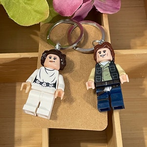 Anniversary Gift, STAR WARS Couples Keychain, Pair for husband/wife, girlfriend/boyfriend, His and Hers, gift for boyfriend Star Wars fan