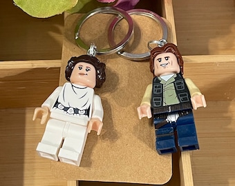 Cadeau d'anniversaire, porte-clés pour couples STAR WARS, paire pour mari/femme, petite amie/petit ami, lui et elle, cadeau pour petit ami fan de Star Wars