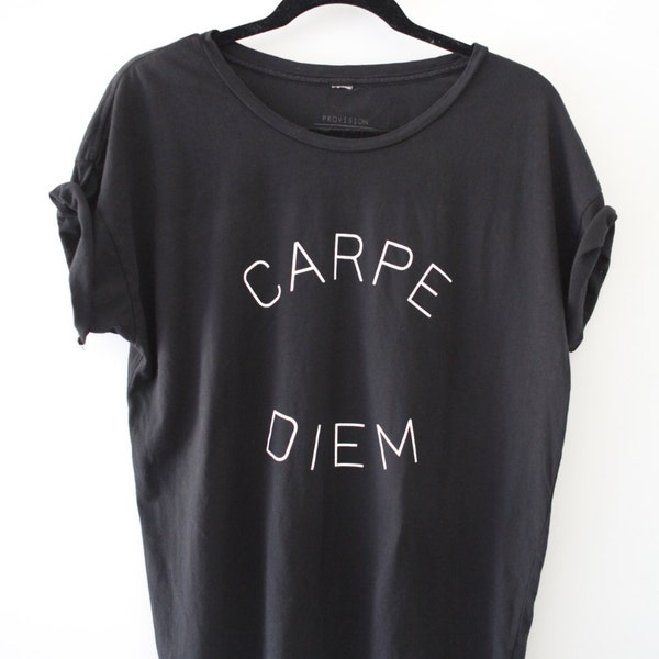 Carpe Diem Oversized Raw Sleeve Boxy Shirt // Provision Trading Company