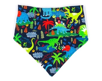 Dinosaur Bandana Bib, Baby Gifts, Dinosaur Nursery, Baby Shower Theme, Baby Boy, Baby Girl, Bibs for Babies, Drool Bib, Dino Baby Bib