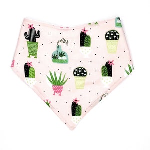 Cactus Bib, Cactus Baby Gift, Baby Girl, Succulent Bib, Succulent Nursery Decor, Succulent Baby Shower Gift, Cactus Bib, Drool Bib