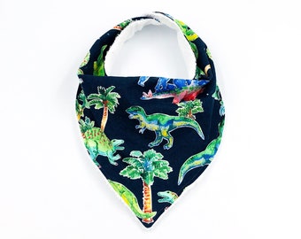 Dinosaur Bib, Dinosaur Nursery, Baby Shower Gift, Baby Boy, Baby Girl, Baby Gifts, Bandana Bibs, Drool Bib, Baby Dinosaur Theme, Terry Cloth